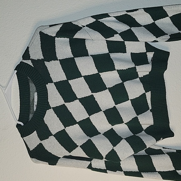 HOLLISTER Sweater, S, White/ Green, VGUC - Picture 3 of 9